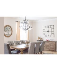 Glass Top Dining Table